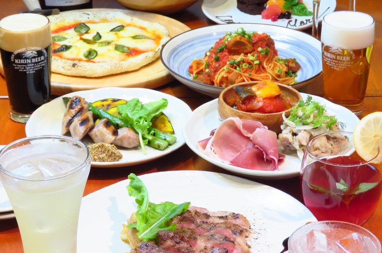 宴会コースの料理